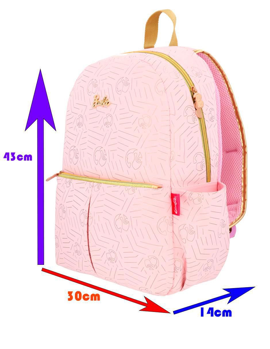 Mochila escolar Barbie unisex 9