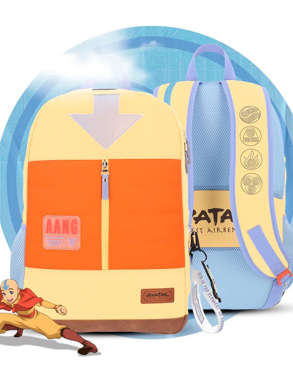 Mochila escolar Aang Avatar unisex 5