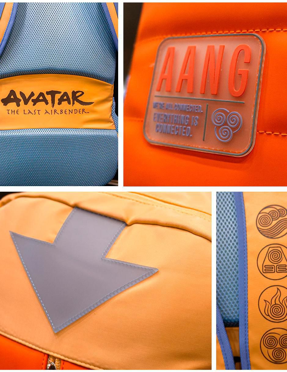Mochila escolar Aang Avatar unisex 7