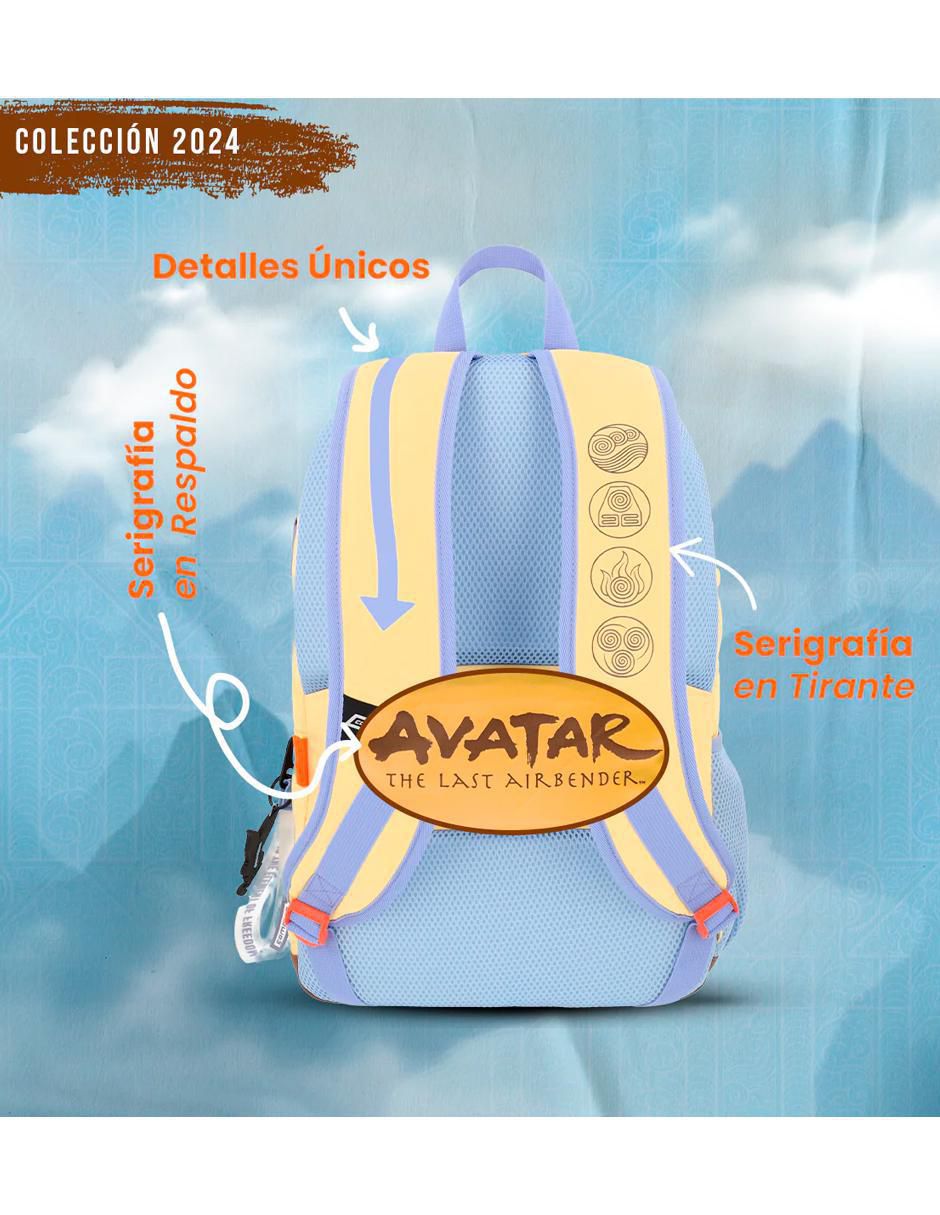Mochila escolar Aang Avatar unisex 8