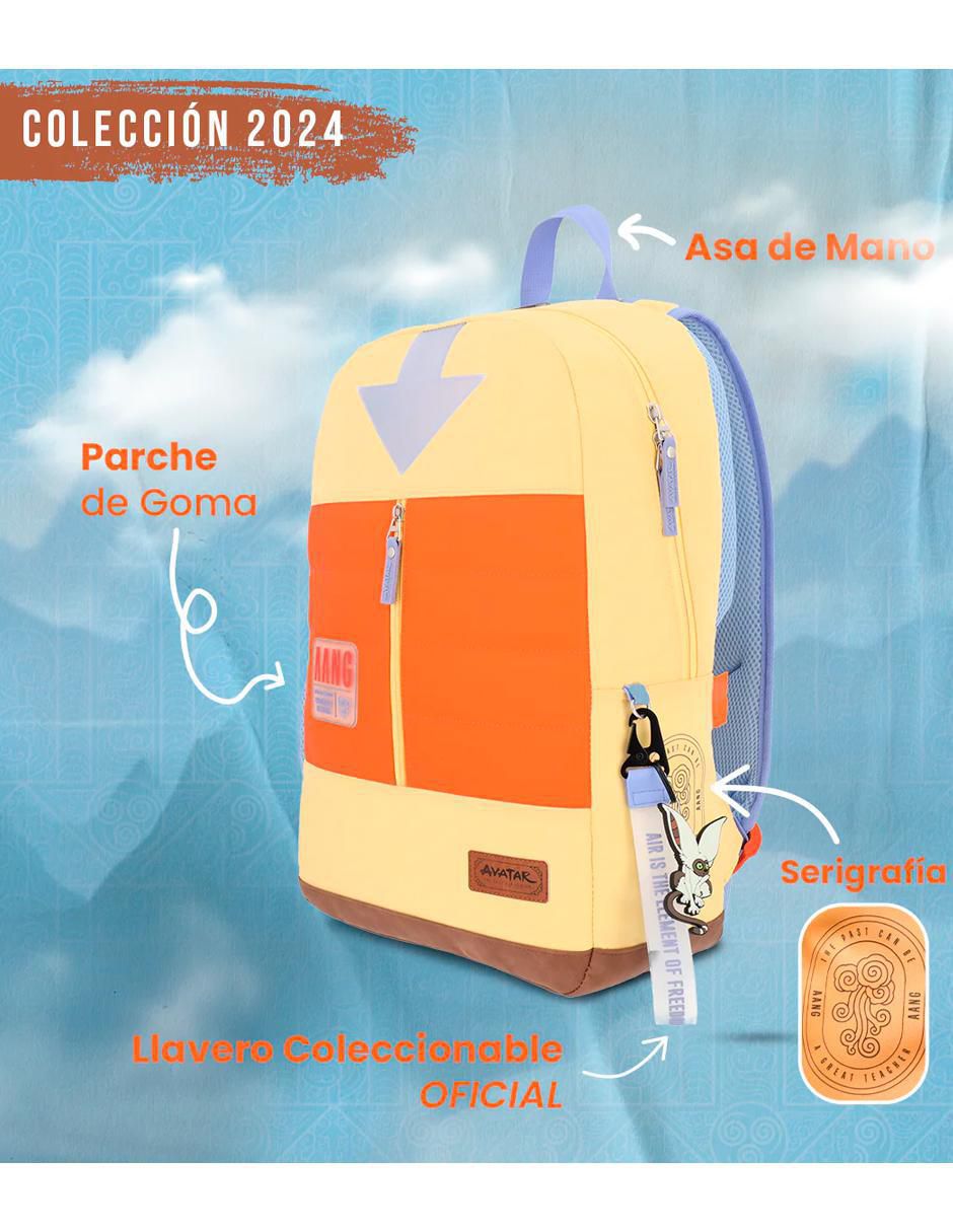 Mochila escolar Aang Avatar unisex 10