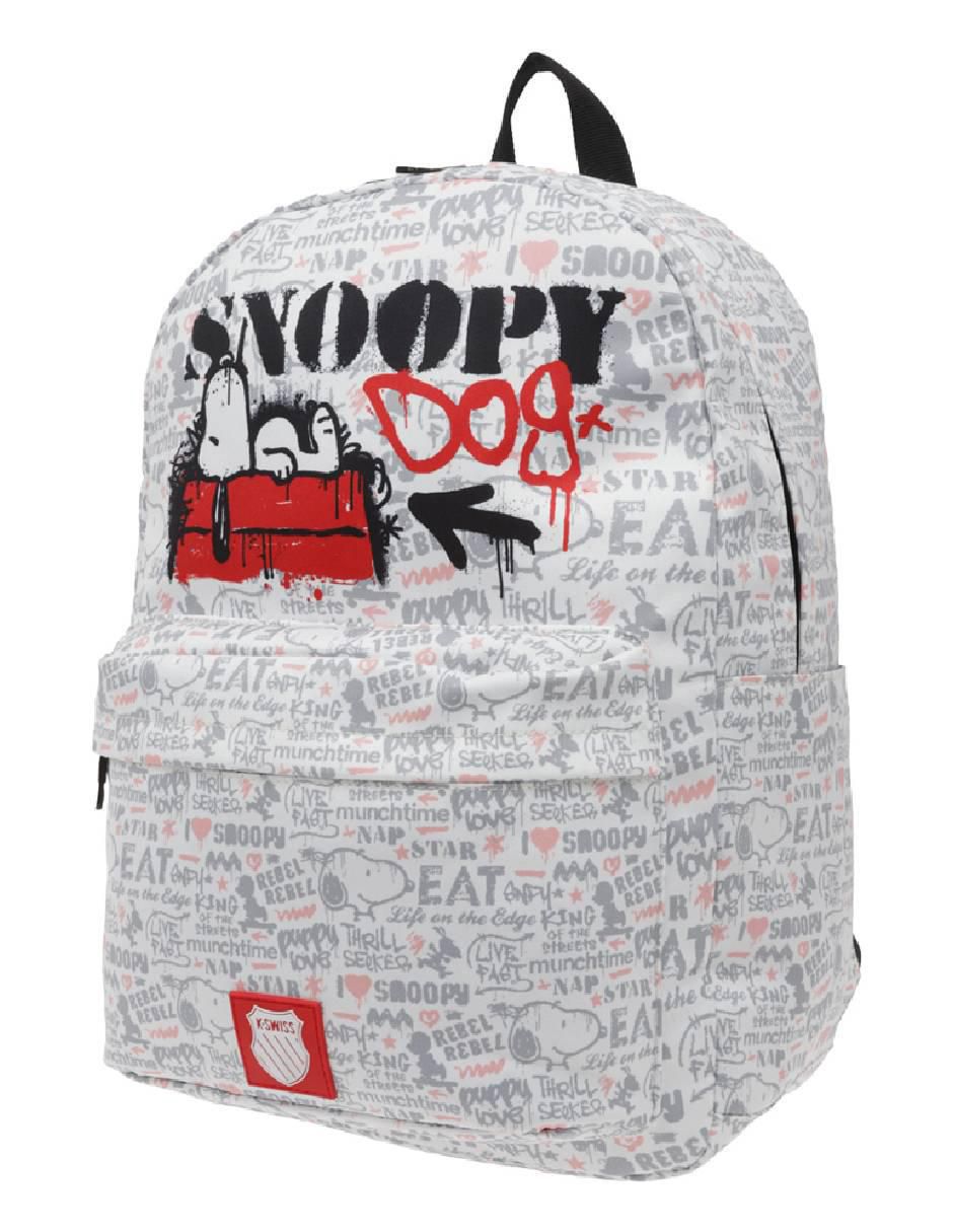 Mochila escolar Snoopy Graffit unisex 2