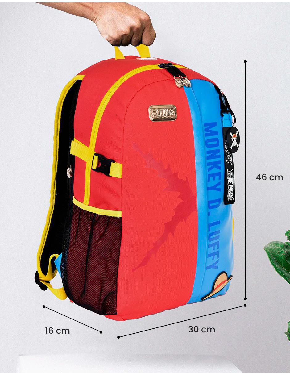 Mochila escolar Monkey D. Luffy One Piece unisex 11