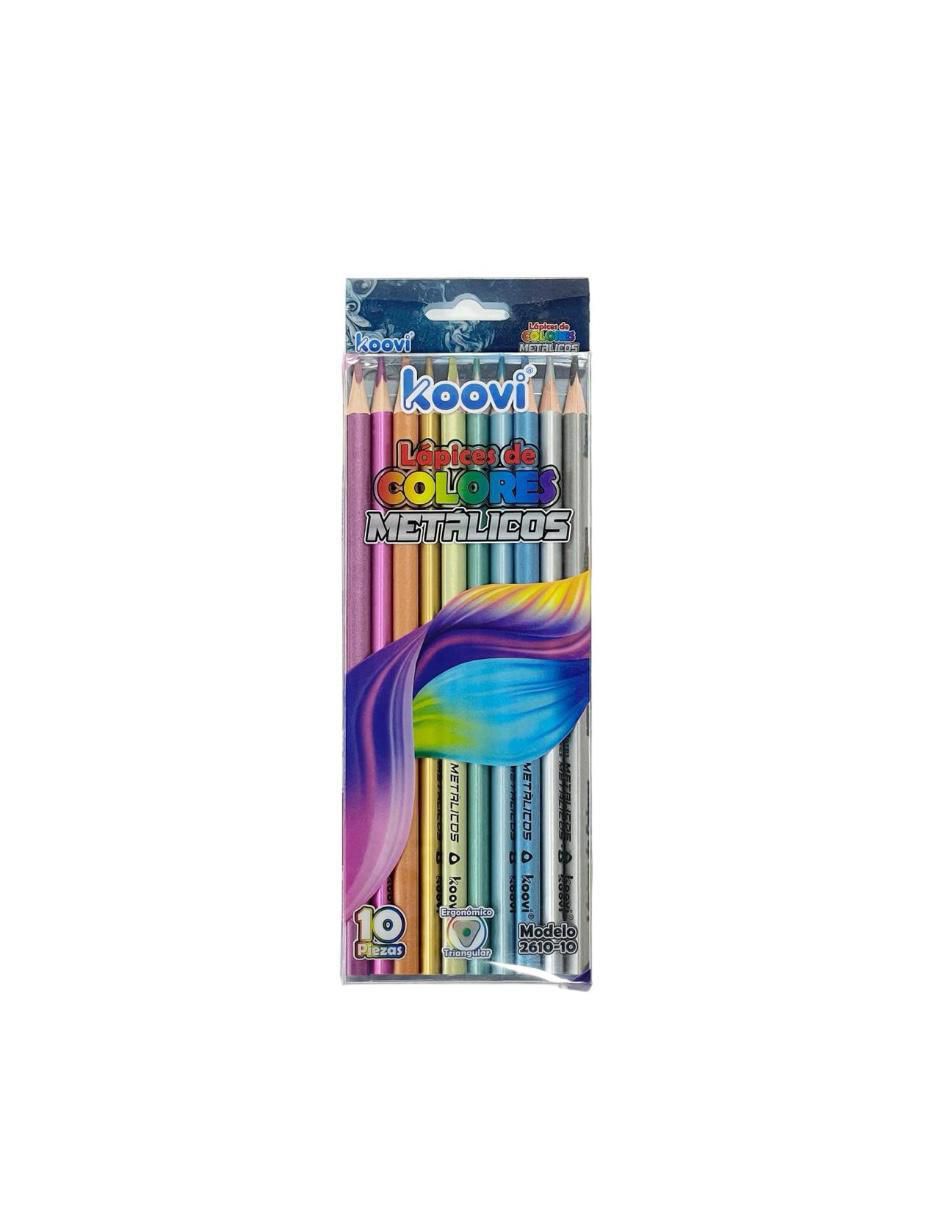 Lápiz de color triangular 10 piezas