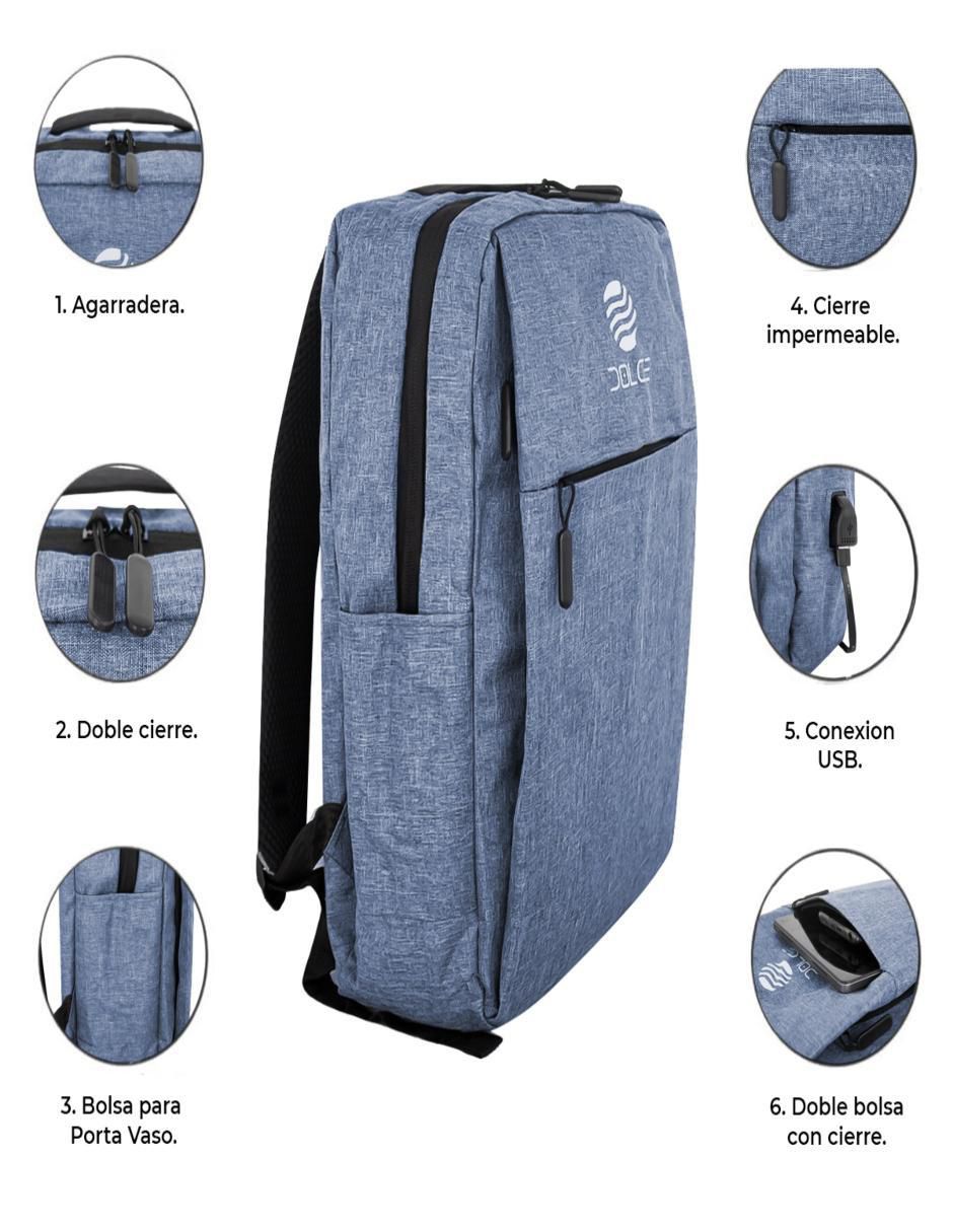 Mochila escolar unisex 3