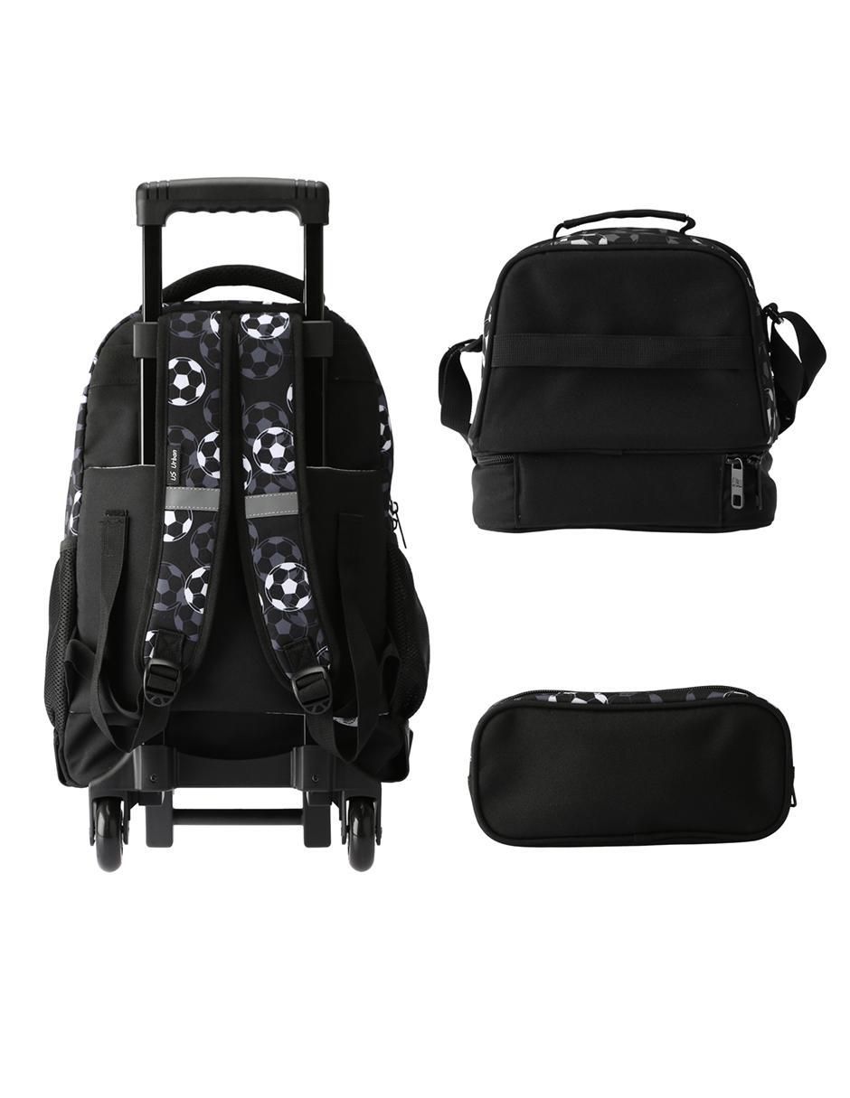 Set mochila escolar Futbol unisex 2