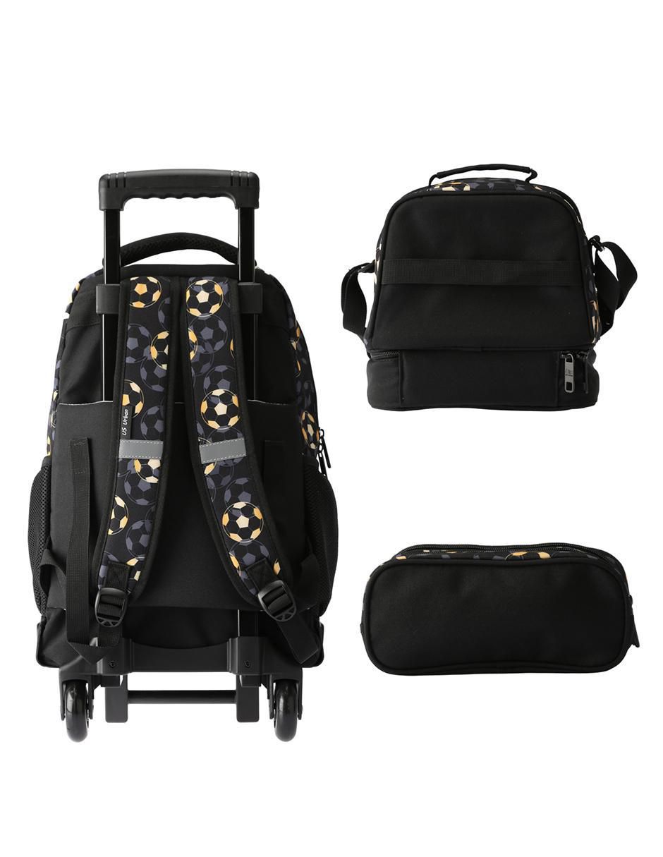 Set mochila escolar Futbol unisex 2