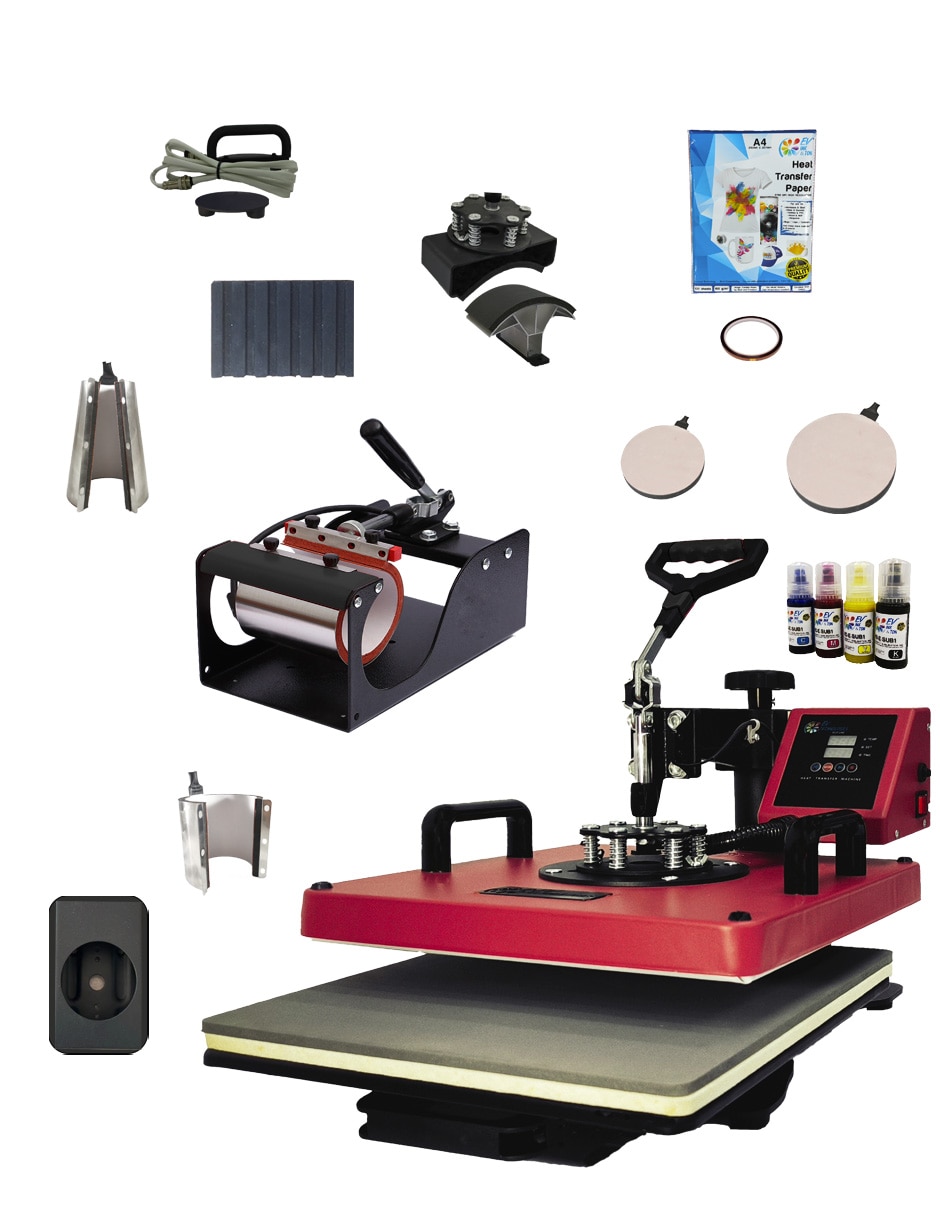 Kit prensa de calor para sublimar