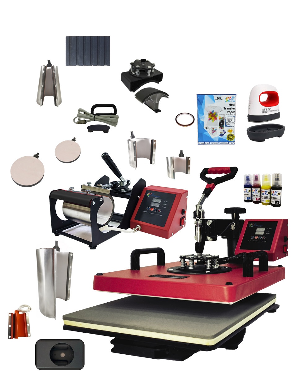 Kit prensa de calor para sublimar