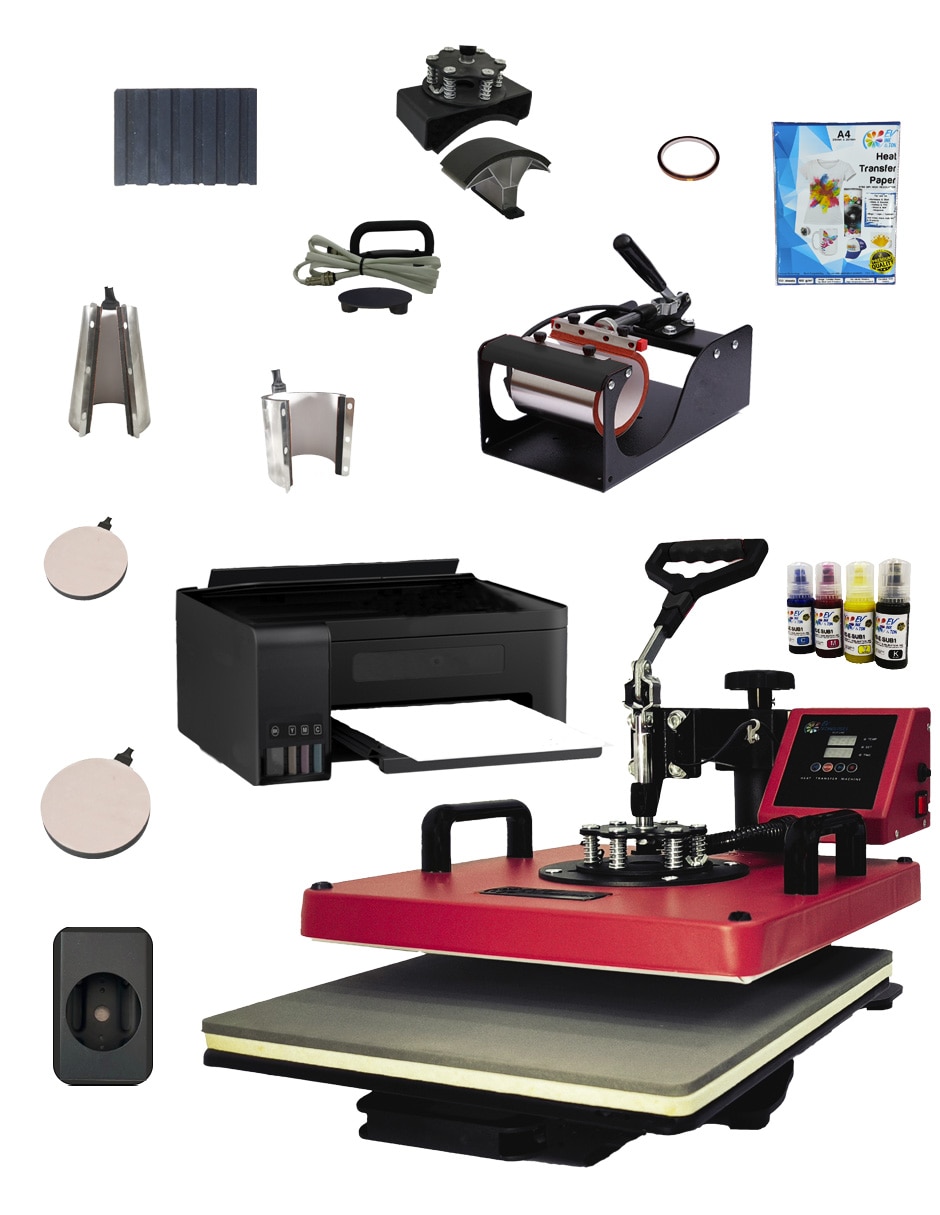 Kit prensa de calor para sublimar