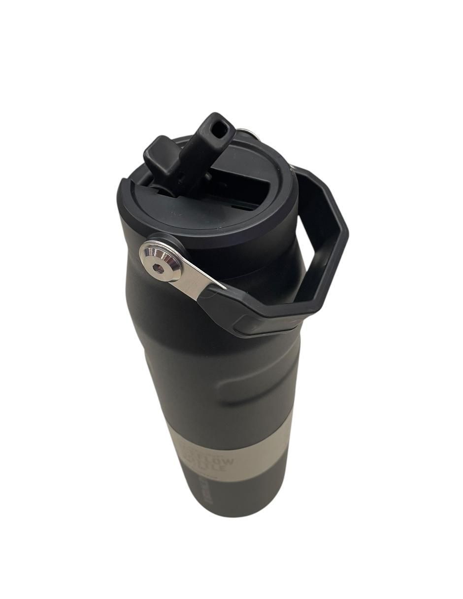 Termo de acero inoxidable Iceflow con tapa rosca 1 L 3