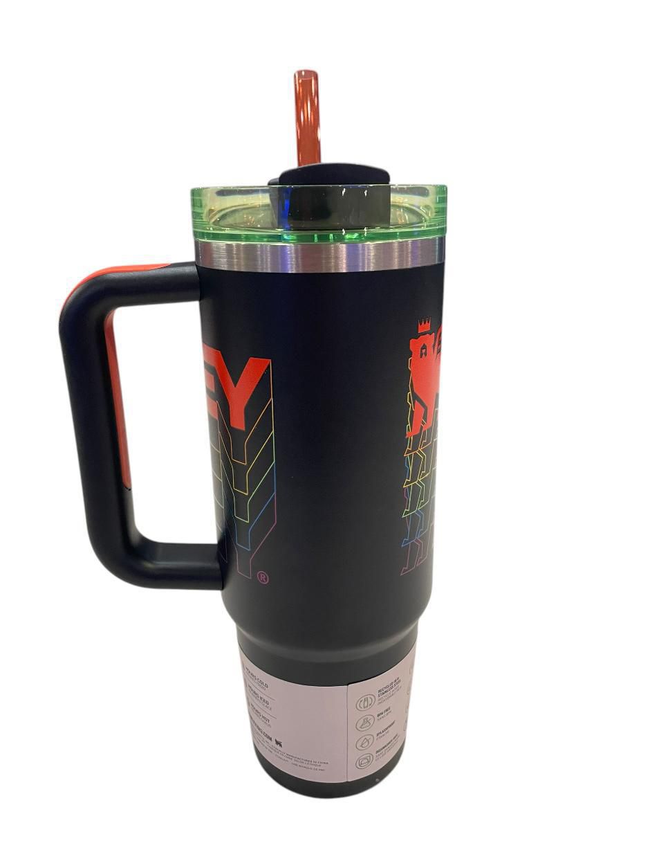 Termo de acero inoxidable Quencher Tumbler con tapa rosca 887 ml 2
