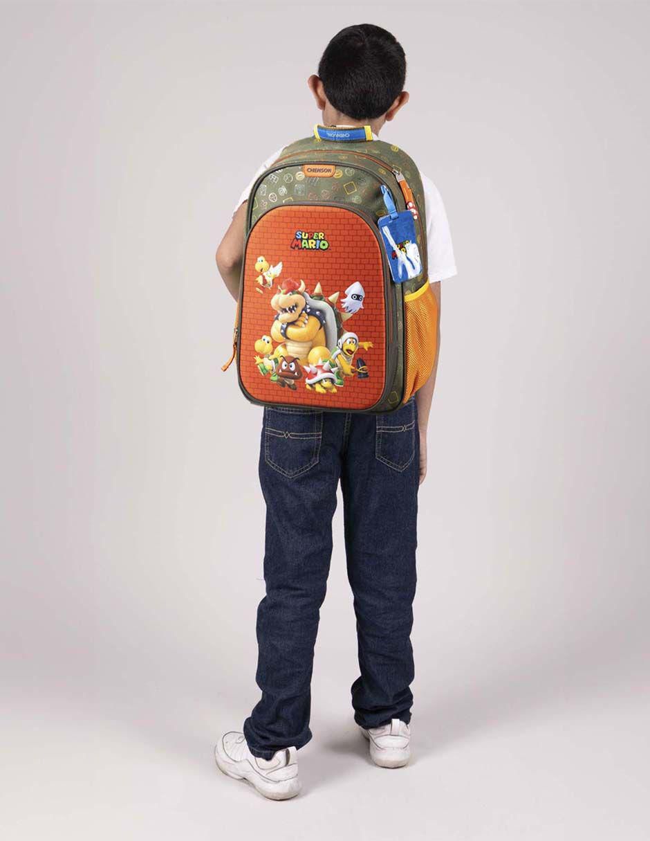 Mochila escolar Mario Bros Thorin unisex 8