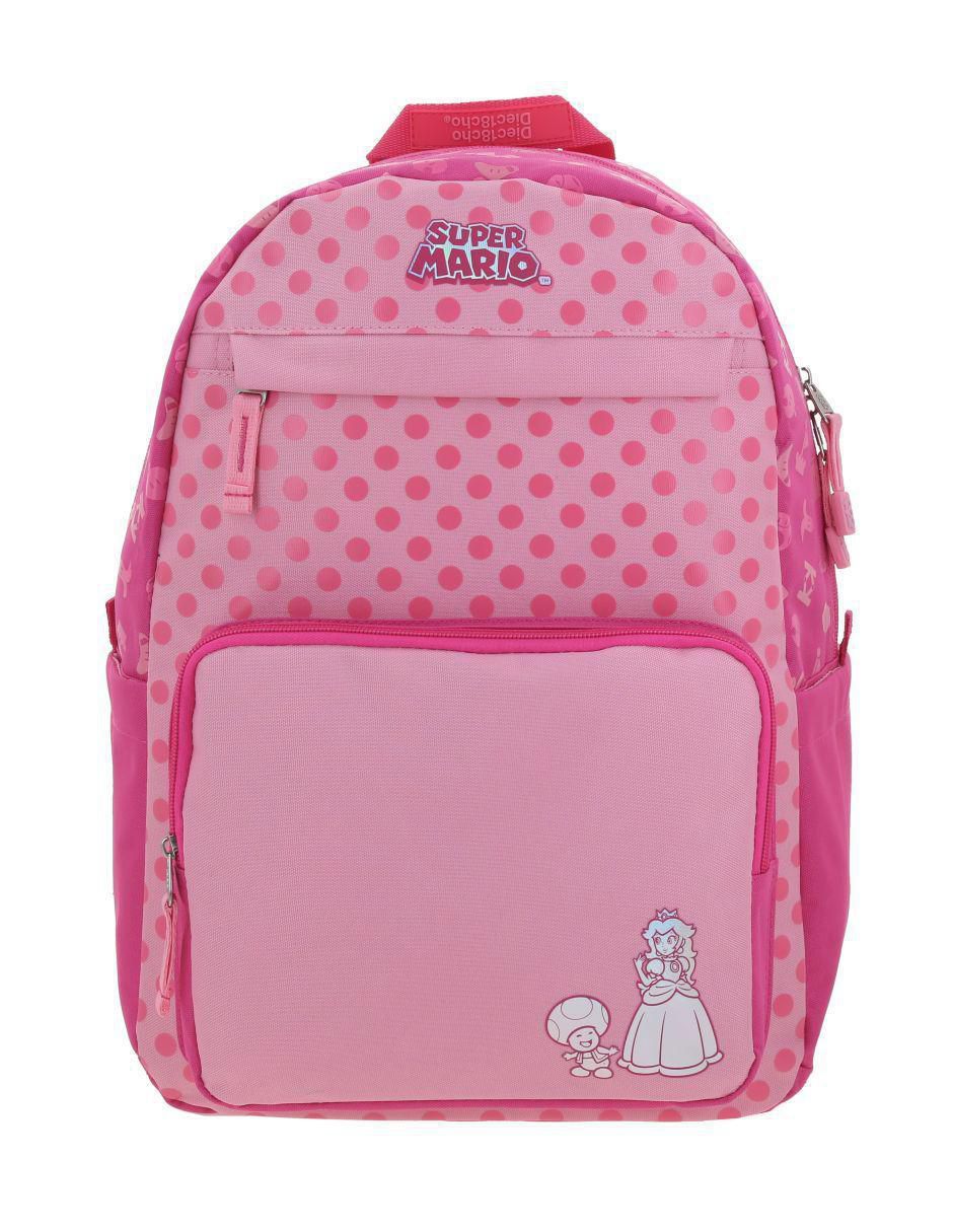 Mochila escolar Mario & Princesa Peach Shall unisex Mochila escolar Mario & Princesa Peach Shall unisex