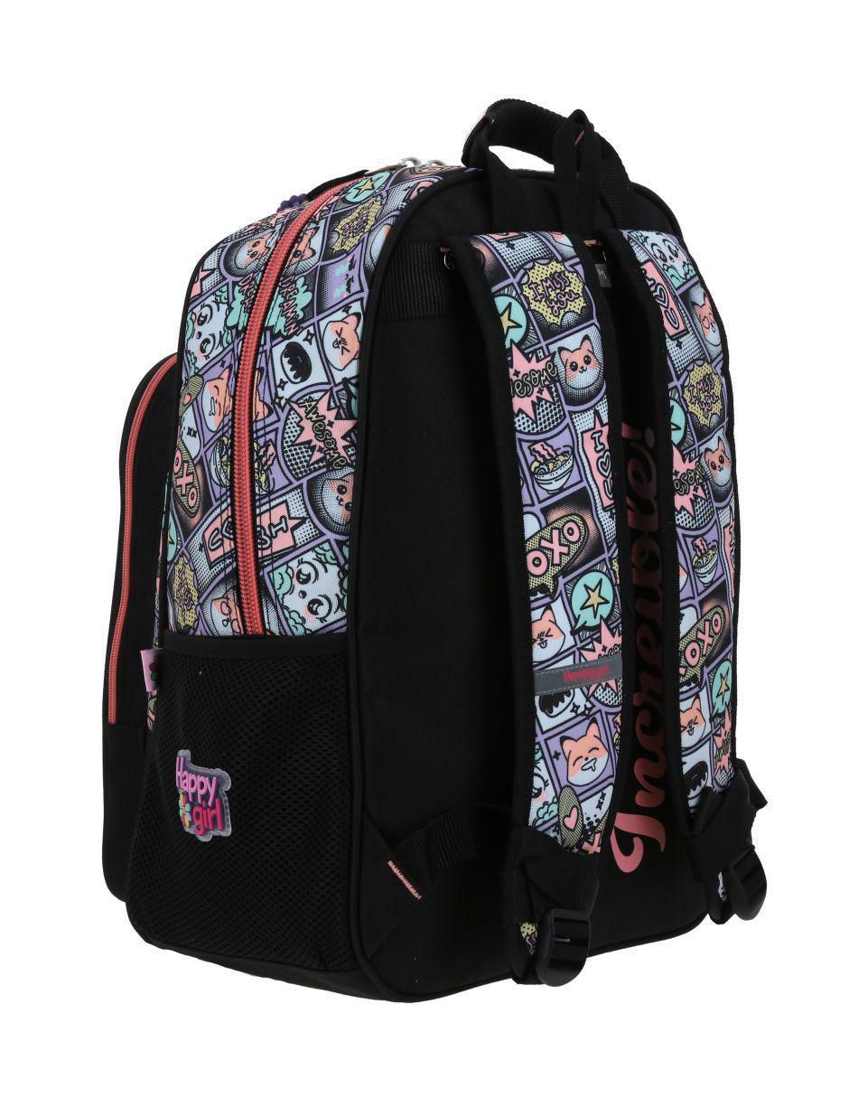 Mochila escolar Happy Girl Mixco unisex 3