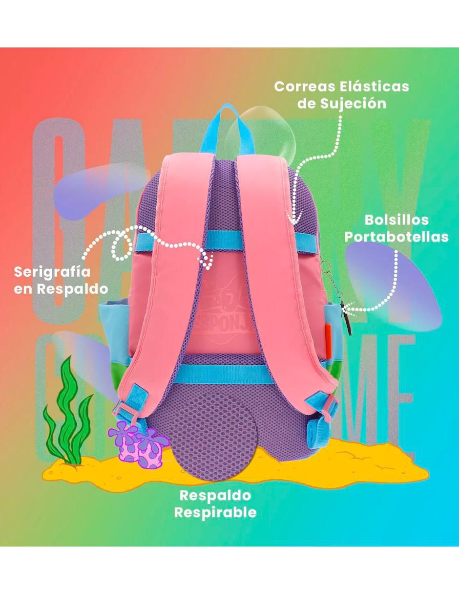 Mochila escolar Gary Bob Esponja unisex 4
