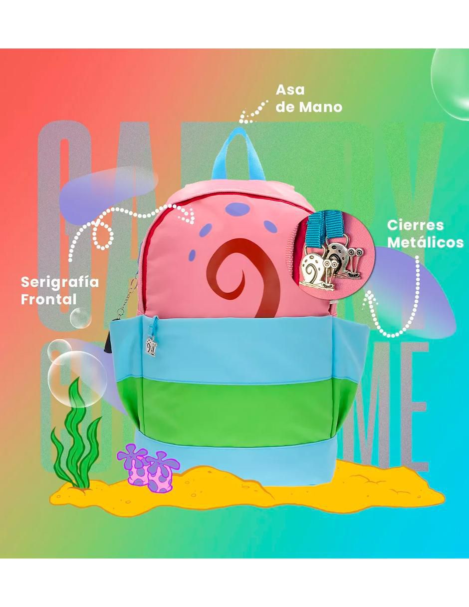 Mochila escolar Gary Bob Esponja unisex 6