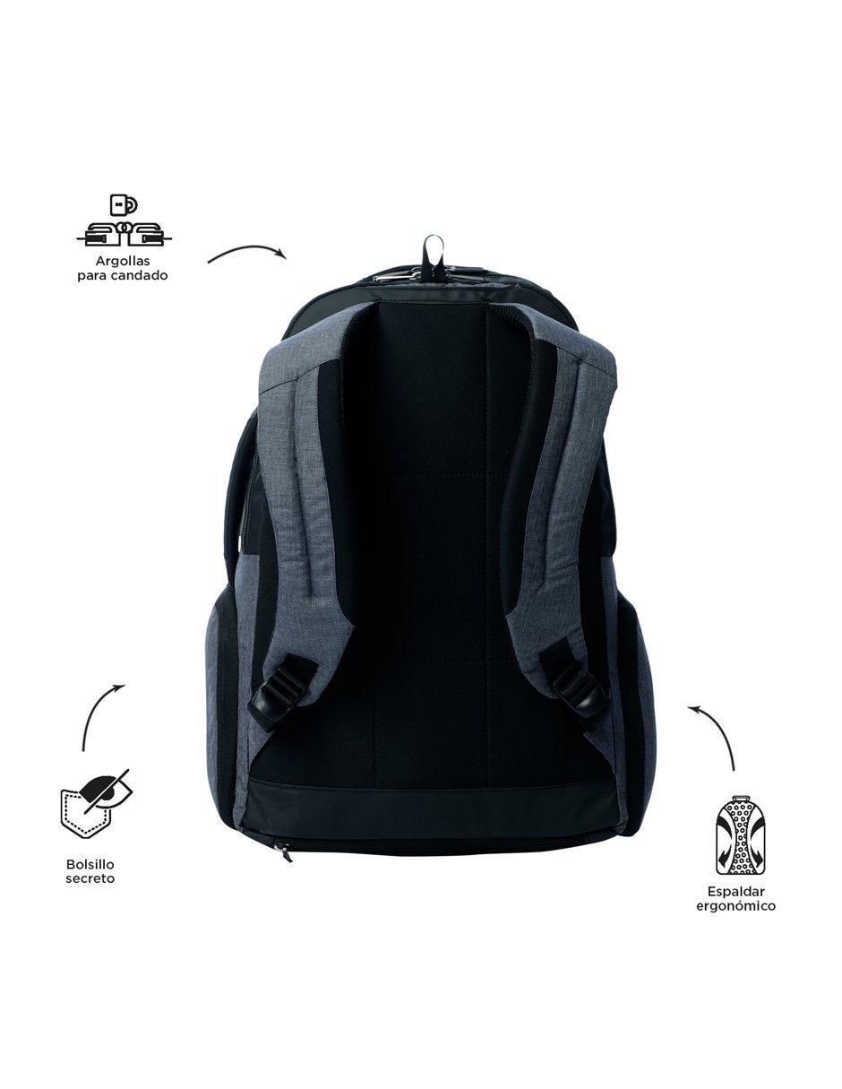 Mochila con portalaptop Hexa impermeable unisex 2