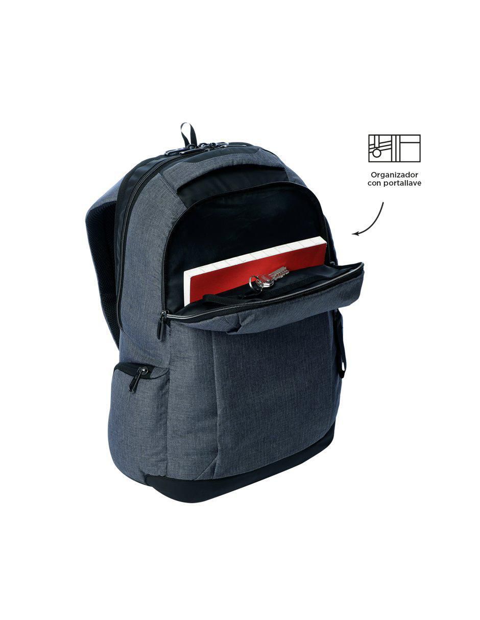 Mochila con portalaptop Hexa impermeable unisex 4