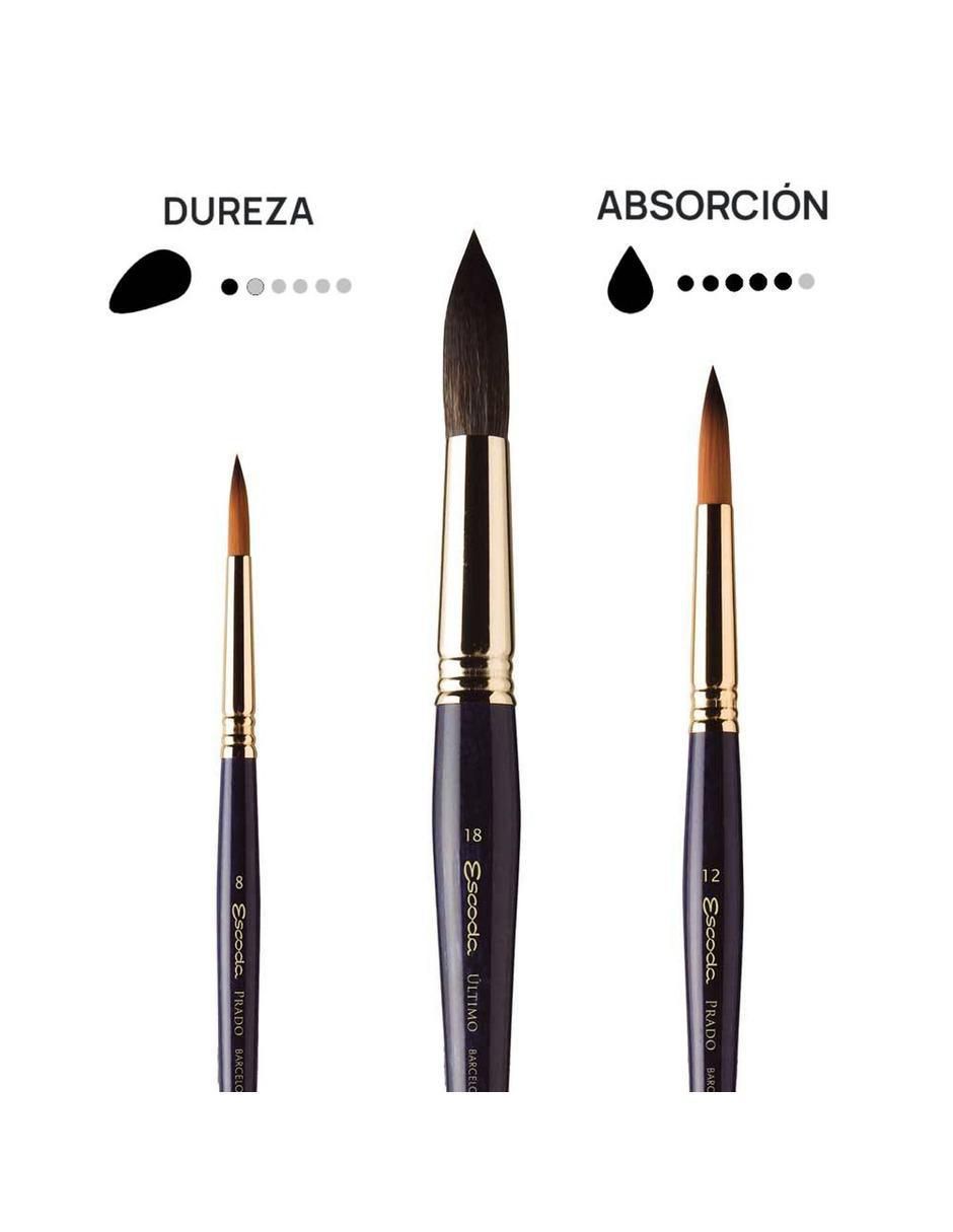 Set pincel redondo 4