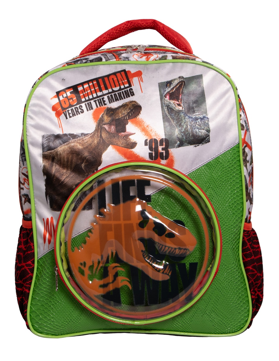 Mochila escolar Jurassic Park 3d para niño