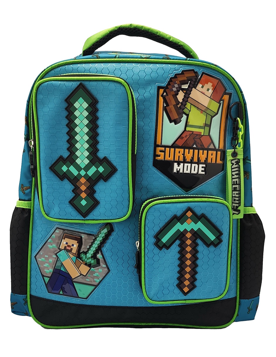 Mochila Escolar De Minecraft Mochila Escolar Minecraft Ruz Batalla