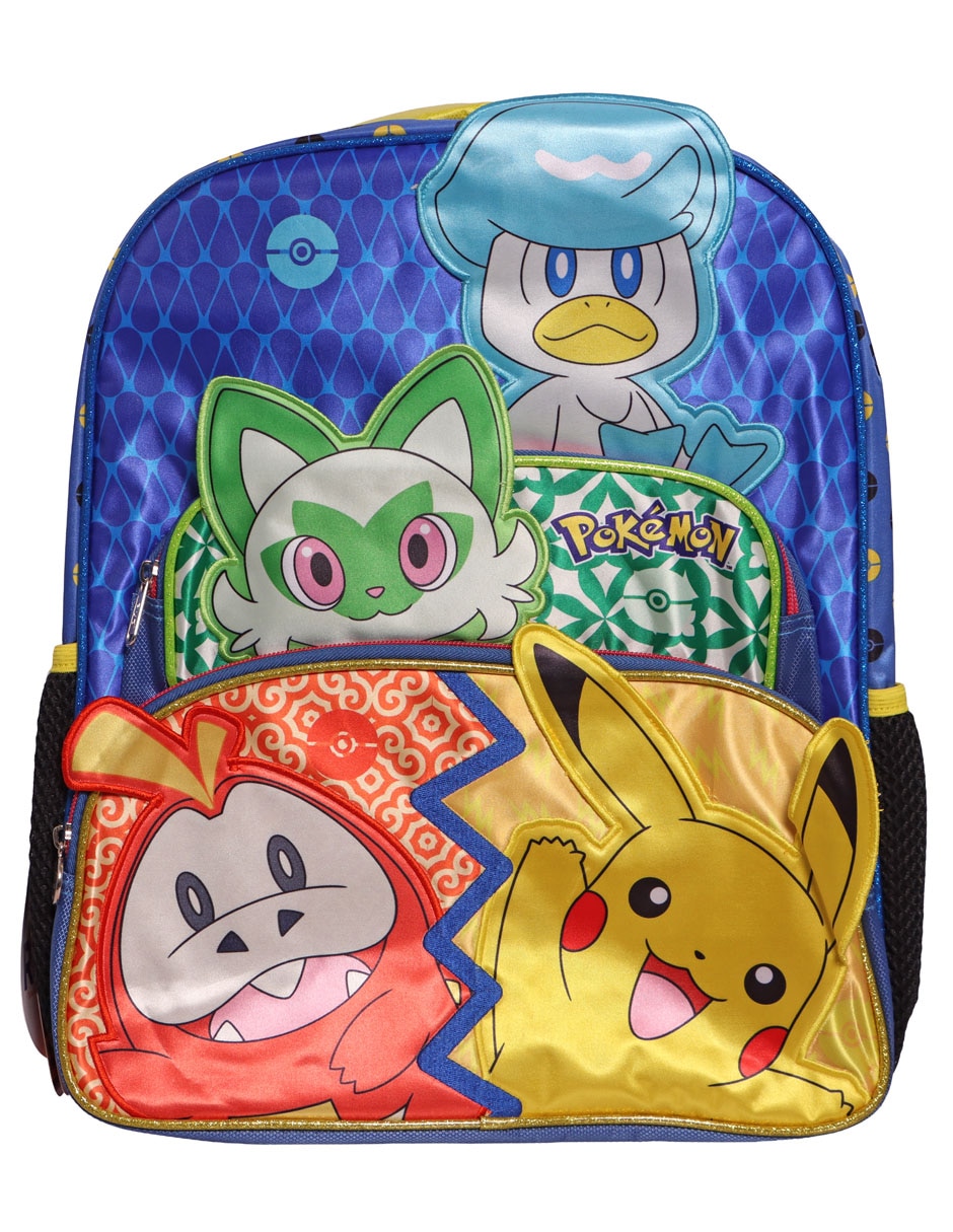 Mochila Ruz Mochila Con Ruedas Pokemon Back Pack Morral 3D