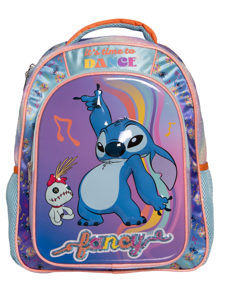 Mochila escolar Stitch Fancy 3d Pu para niña