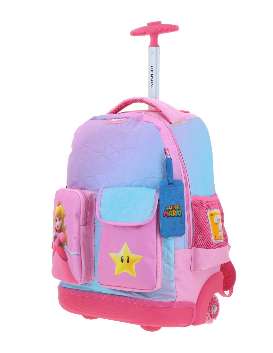 Princesa Peach Mochila Chenson Con Ruedas Mochila Chenson Mujer