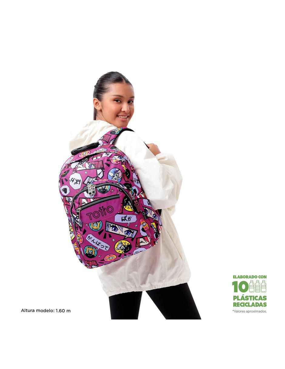 Mochila escolar Acuarela para niña 2