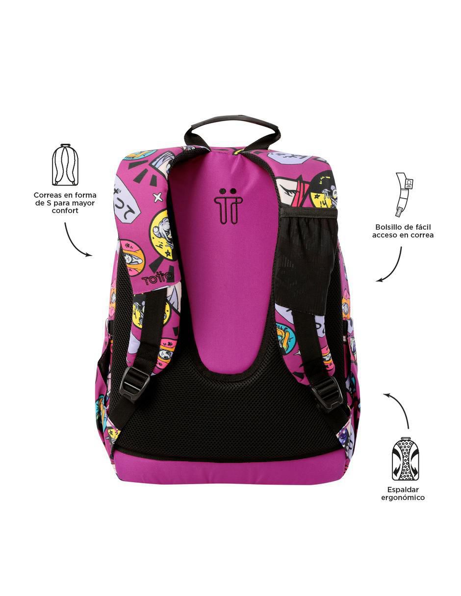 Mochila escolar Acuarela para niña 3