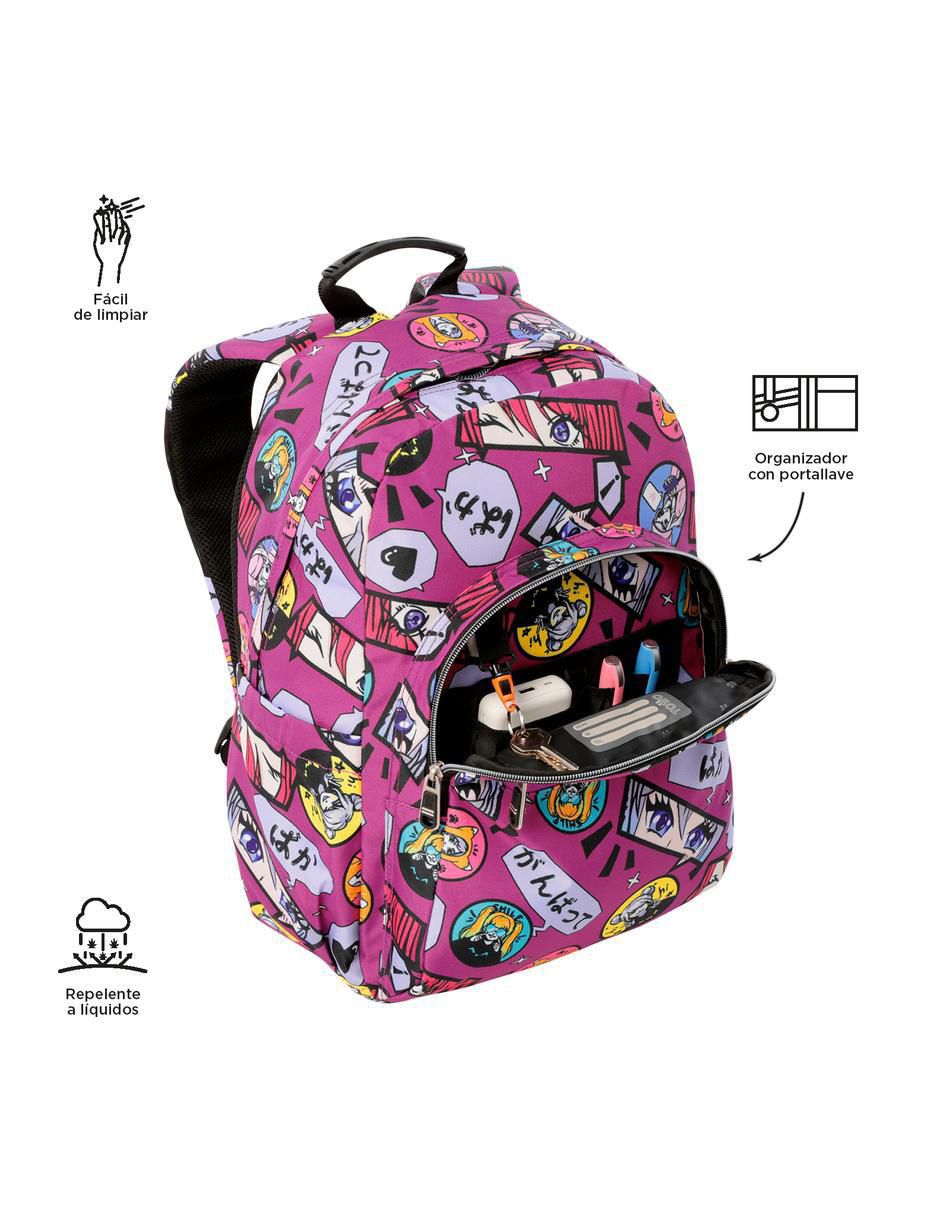 Mochila escolar Acuarela para niña 5
