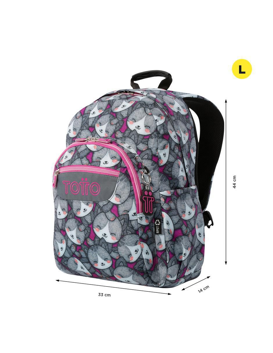 Mochila escolar Acuarela para niña 6