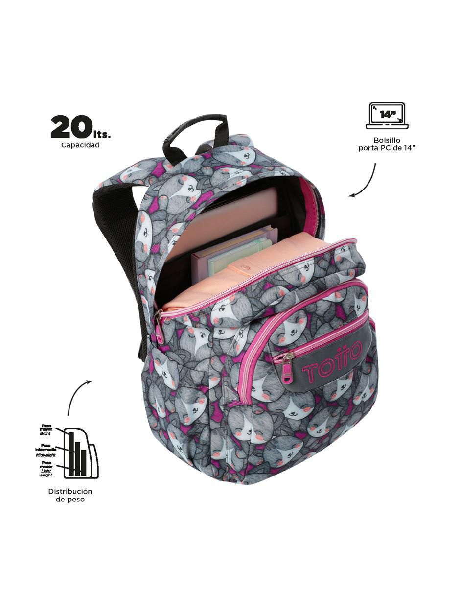 Mochila escolar Acuarela para niña 4