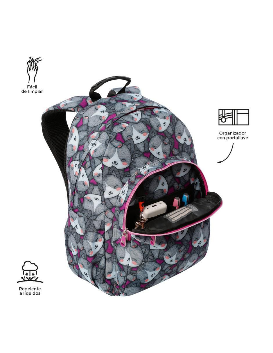 Mochila escolar Acuarela para niña 5