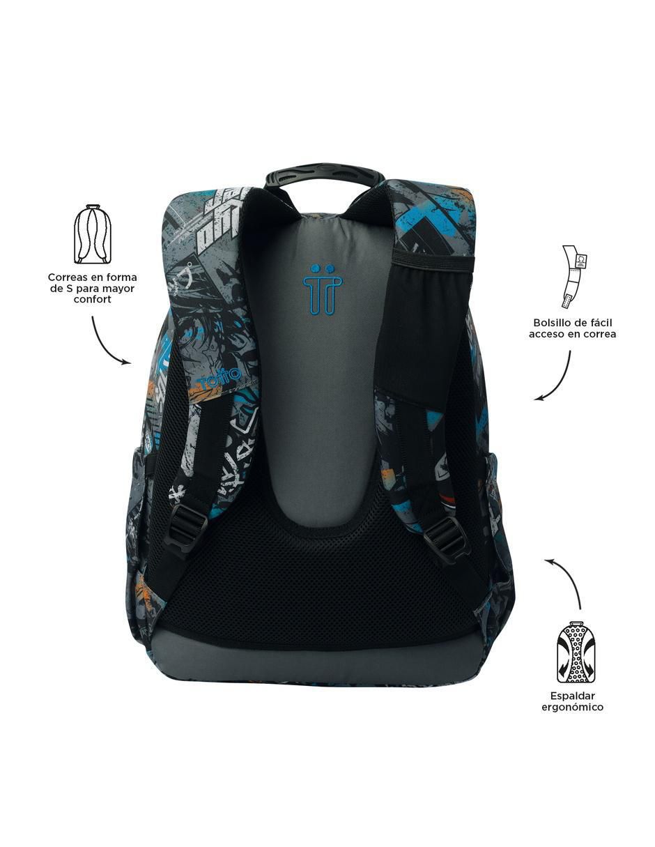 Mochila escolar Acuarela para niño 3