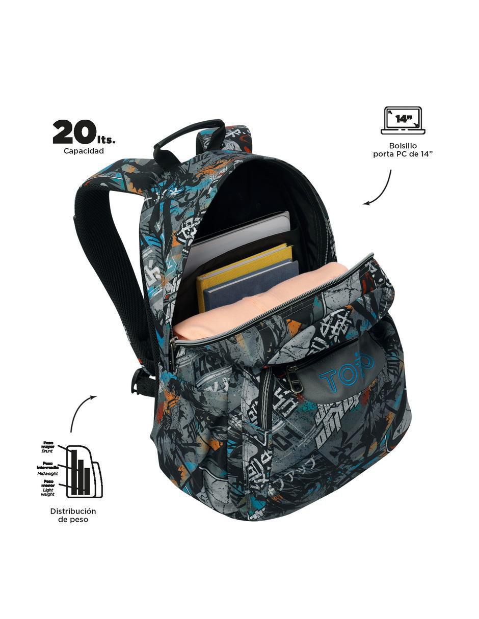 Mochila escolar Acuarela para niño 4