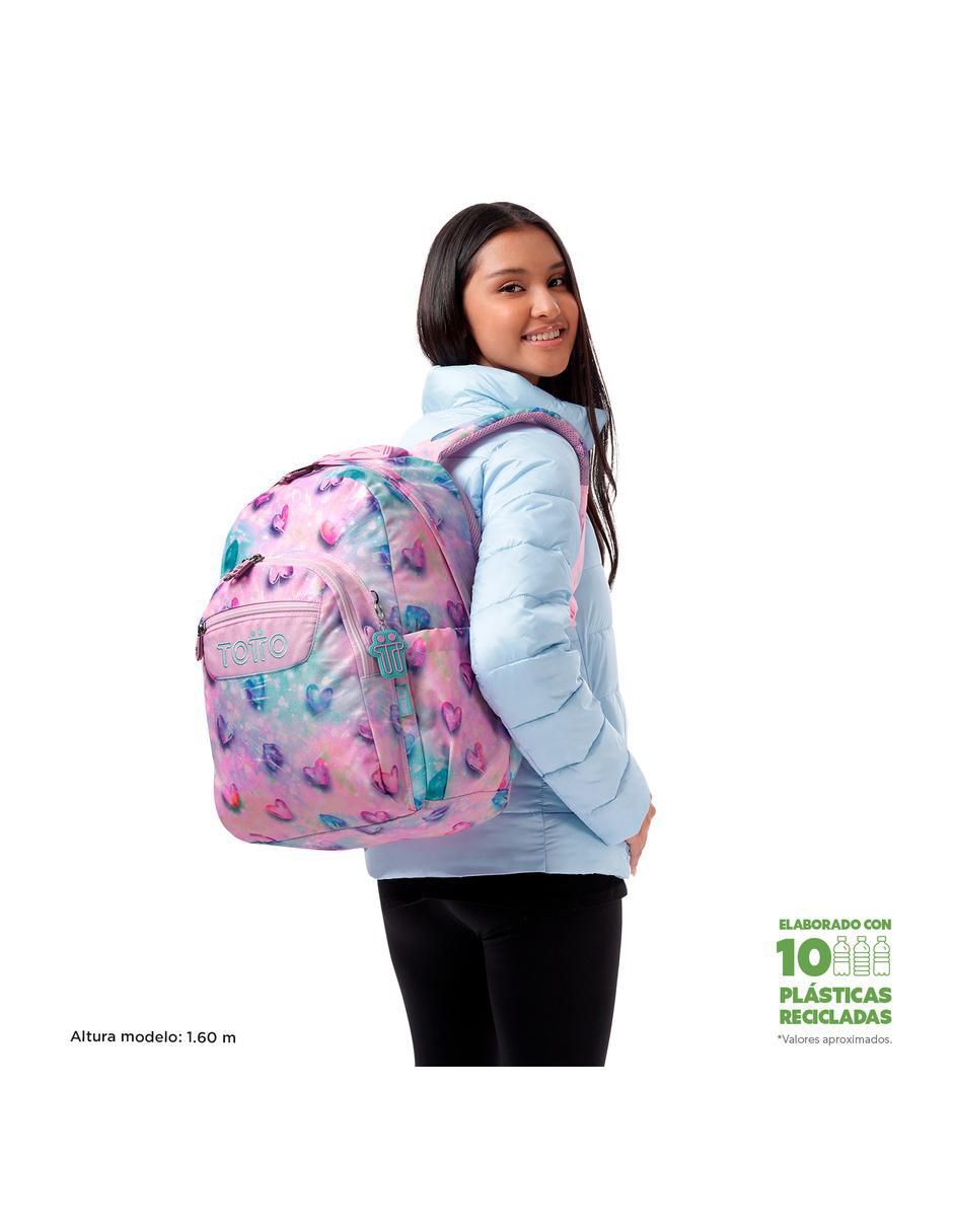 Mochila escolar Acuarela para niña 2