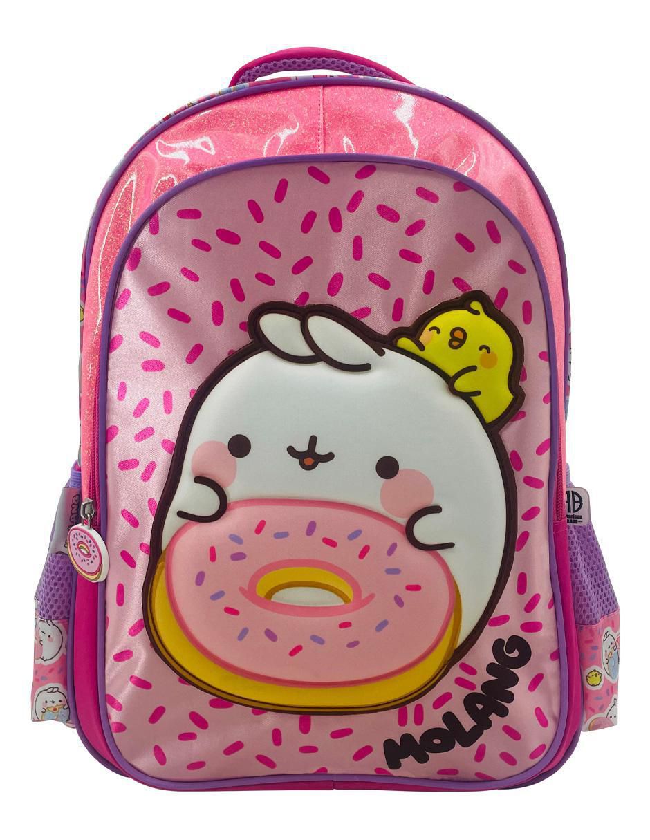 Mochila escolar Molang Donuts para niña