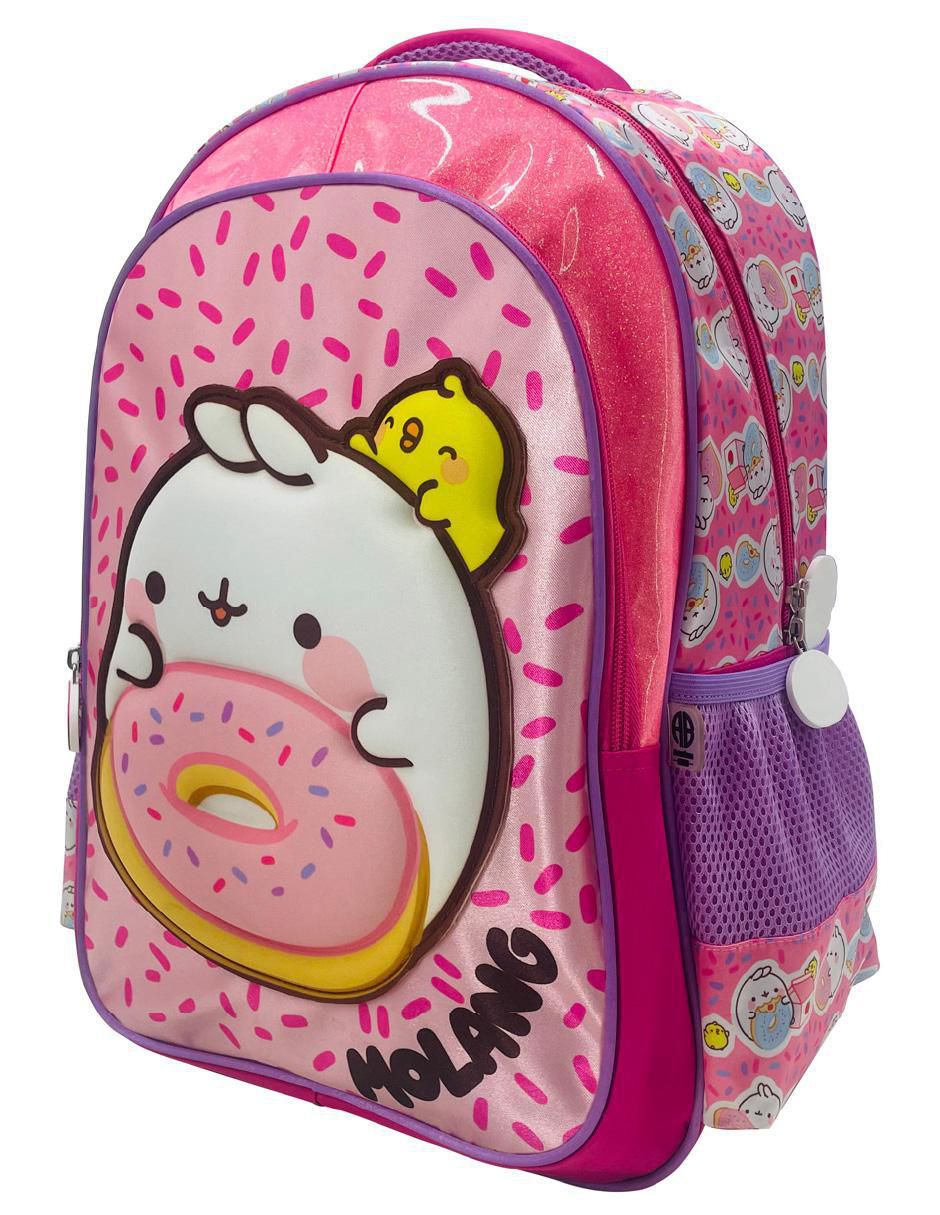 Mochila escolar Molang Donuts para niña 4