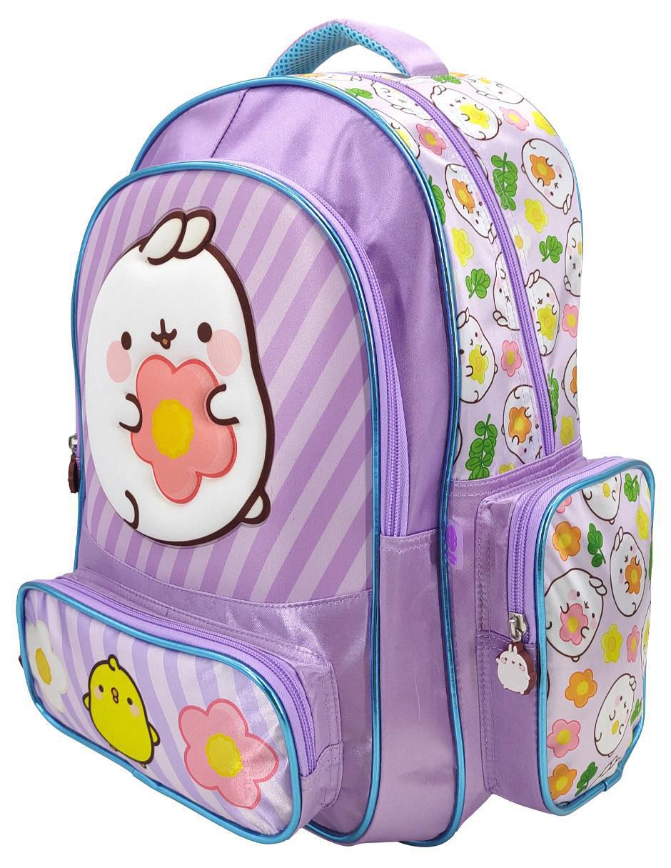 Mochila escolar Molang Flower para niña 3