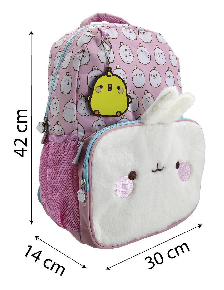 Mochila escolar Molang Plush para niña 4