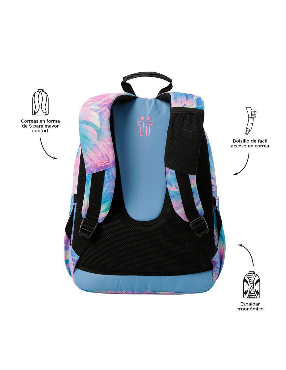 Mochila escolar Acuarela para niña 3