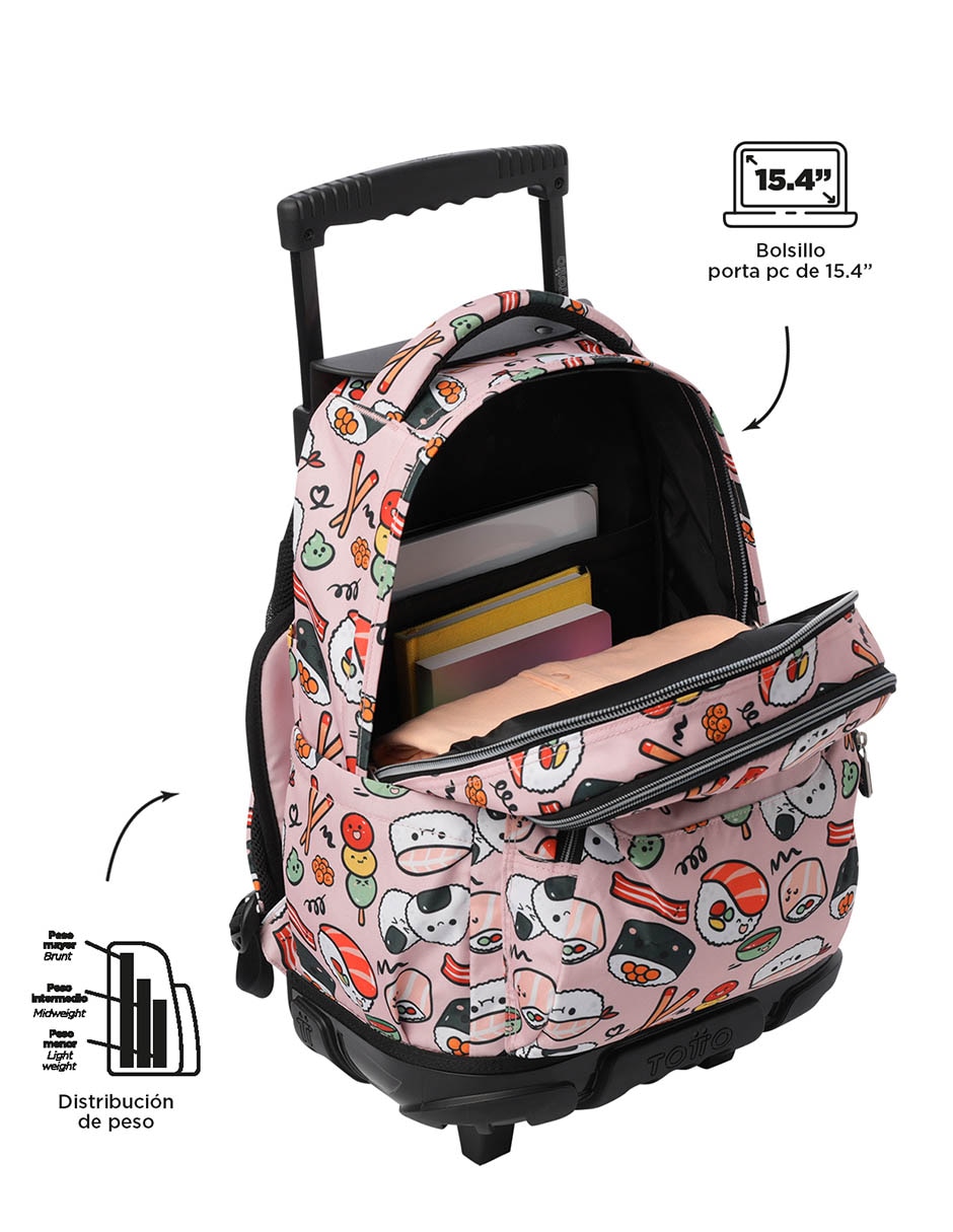 Mochila escolar Ecole para niña 5