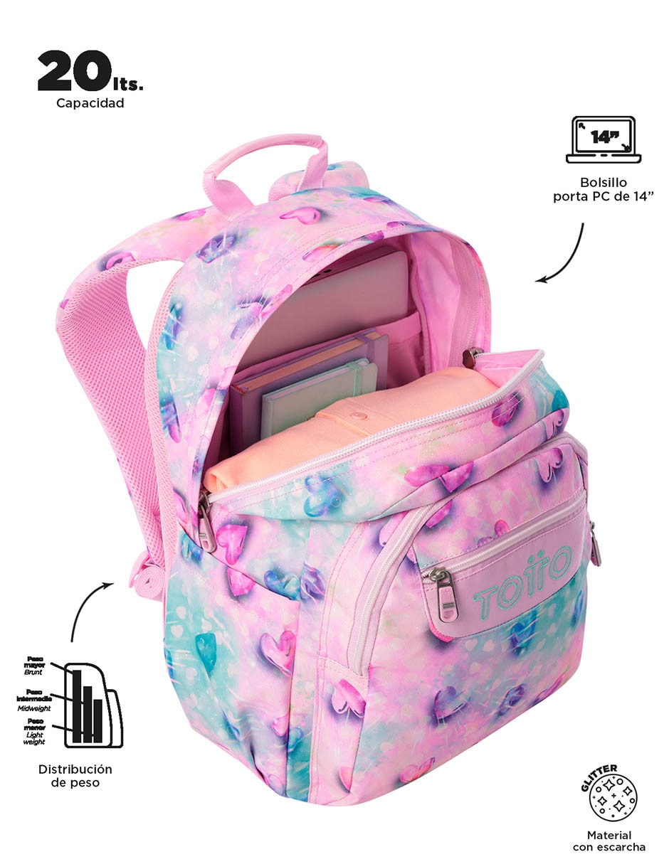 Mochila escolar Ecole unisex 5
