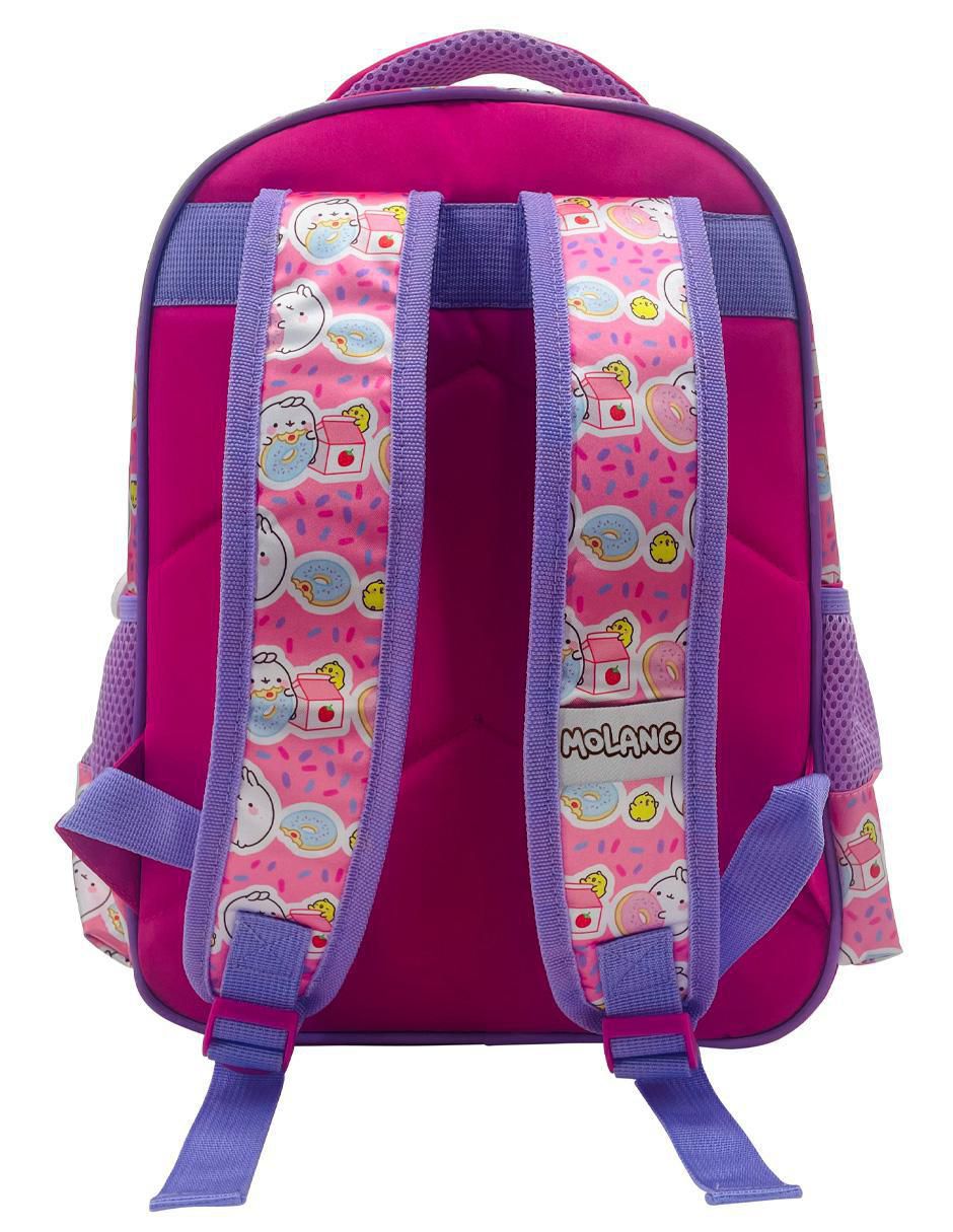 Mochila escolar Molang Donuts para niña 3