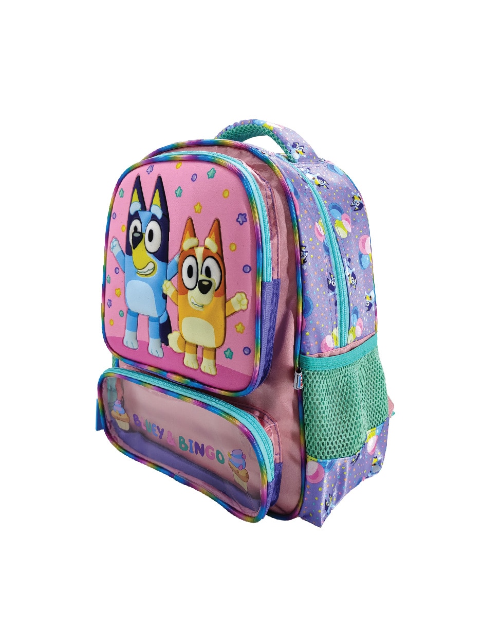"set mochila/mochila" escolar bluey celebration no "para" unisex 2