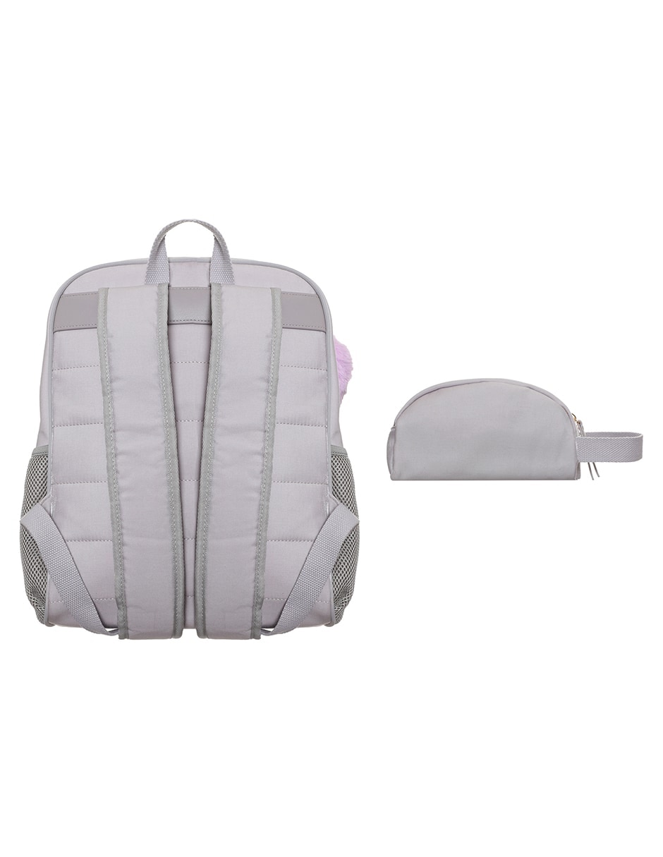 MOCHILA BTS WGIRLS, PLATEADO