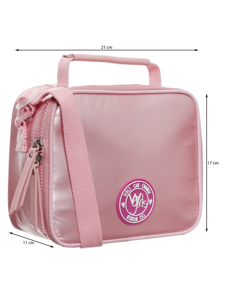 LONCHERA BTS WGIRLS TEXTIL, FUCSIA