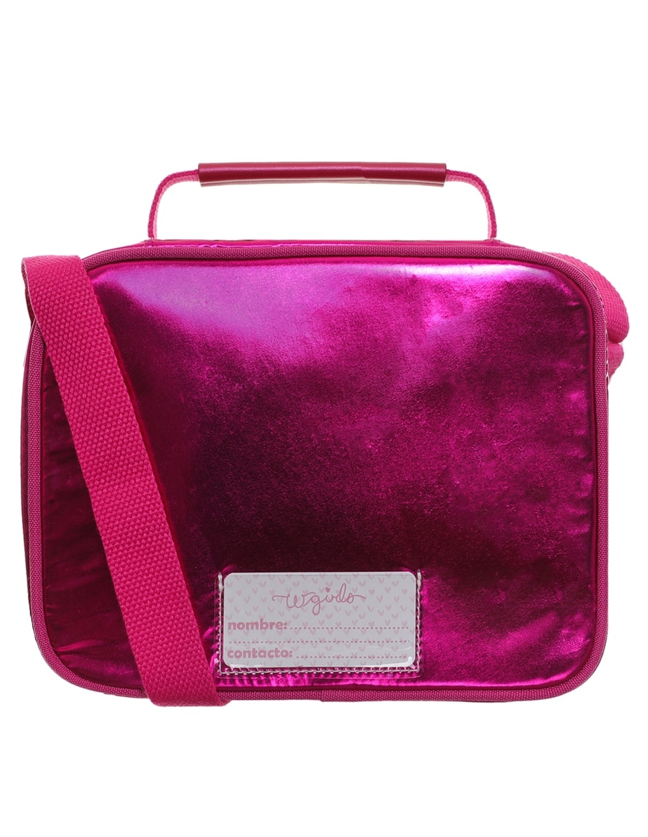 LONCHERA BTS WGIRLS TEXTIL, FUCSIA